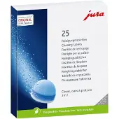 Jura 3-vaiheiset puhdistustabletit , 25 kpl.