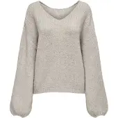 JDY Jdydinea L/S Reversible Pullov. Knt Noos - Grey - XS