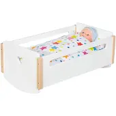 Goki Wooden Doll Cradle