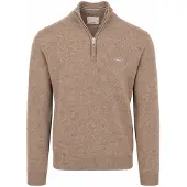 Gant Superfine Lambswool Hz - Brown - XL