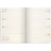 Mayland A6 Forma Deluxe ugekalender tværf. grøn kunstskind 2027
