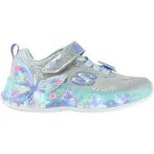 SKECHERS Blinesko - Puskurikärpäsen Bilss - Hopea M. Kimalle - - 30 - LED-kengät