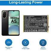 123accu Redmi puhelimen A5 4G yhteensopiva akku 5100mAh