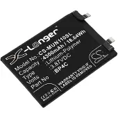 123accu Redmi älypuhelinten Note 11T Pro+ yhteensopiva akku 4900mAh