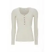 Soft Rebels Srlavana Button Ls T-Shirt - White - M