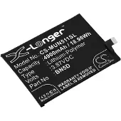 123accu Redmi älypuhelinten 22031116BG / Note 11S yhteensopiva akku 4900mAh