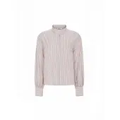 Soft Rebels Srveronica Volume Striped Shirt - Pink - M