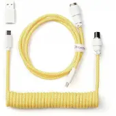 Keychron Coiled Aviator Kaapeli Straight 8K - Keltainen
