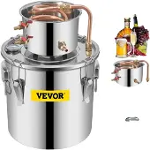 Vevor -tislaamopakkaus 12,5 l vettä ja eteeristen öljyjen tislauspakkaus vesipumpulla