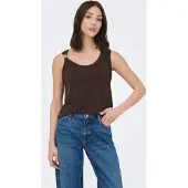 JDY Jdyuffa S/L Top Jrs Noos - Brown - XS