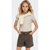 Kids Only Kognella S/S O-Neck Top - Beige - 134-140