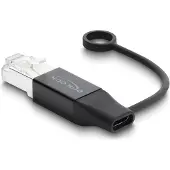 DeLOCK USB-C Netzwerk Adapter Gigabit LAN 1x RJ45 Stecker (61101)
