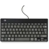 R-Go Tools Compact Break Ergonomic Keyboard, AZERTY (FR), Wired Black