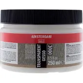Amsterdam 3000 läpinäkyvä gesso - 250ml