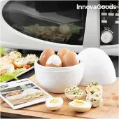 InnovaGoods Kananmunakeitin - - Boilegg - Alumiini ja PP - Kapasiteetti 4 munaa - Toiminnallinen muotoilu