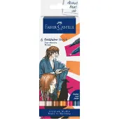 Faber-Castell Tussit - 6 kpl. - Goldfaberin luonnos - Manga - - OneSize - Tussit