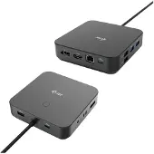 I-Tec USB-C HDMI Dual DP Power Delivery 100 W -telakointiasema