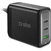 SBS Charging station 100W 2x USB-C/1x USB GaN black (TECHGSTUSB2C100W)
