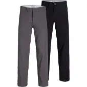 Jack & Jones Jpstkane Dave Chino 2Pk Mp Noos - Grey - 33 x 36