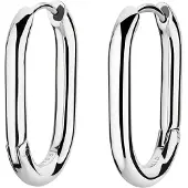 Rosefield Large Oval Hoops korvakorut JEOLS-J568