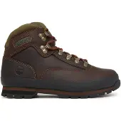 Timberland for man. TB0951002141 Euro Hiker brown leather lace-up mountaineering boots (41), Flat, Laces, Casual
