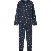 Name it Yöpuku 'NKNVISMAS' laivastonsininen / kuusi / tummanpunainen / valkoinen