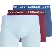 Jack & Jones Bokserishortsit 'JACJota' safiiri / vaaleansininen / viininpunainen / valkoinen