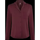 Hunkemoller Jacket Ls Jersey Essential - Burgundy - S