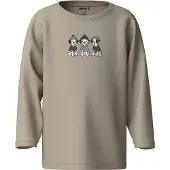 Name it Paita 'NMMVAGLAN' tummabeige / safiiri / musta / valkoinen