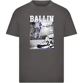 Mister tee Ballin Hard Lyhythihainen T-paita