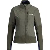 Swix Women's Dynamic Hybrid Insulated Jacket Olive/ Dark Navy Urheilutakit vuorelliset XS