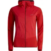 Lundhags Women's Padje Merino Block Hoodie Lively Red Välikerrospuserot XS