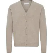 Casual Friday Neuletakki 'Karl' meleerattu beige