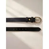 ARMIE Vyö 'The Cooper Leather Belt' musta