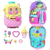 Polly Pocket Pineapple Monkey Colada Compact - Pink - ONE SIZE