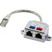 Deltaco 679-F FTP Cat5 Y-verkkokaapeli