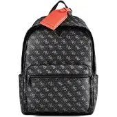 GUESS for man. HMMILOP6445 Black Milano square backpack (OSFA), Casual, Polyurethane