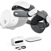 BOBOVR M3 Pro+ päähihna 6500 mAh akulla Meta Quest 3 / 3S -laitteelle