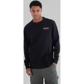 Hurley Fleece Top Printing Press Species Crew Neulepaita musta, M