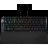 Asus ROG Falcata, Langallinen & langaton, USB + RF Wireless + Bluetooth, Magnetic-mechanical key switch, QWERTZ, RGB LED, Musta (90MP043H-BKDA20)