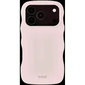 Holdit Phone Case Wavy Silicone Ballerina Pink iPhone 17 Pro