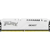 Kingston 16GB (1X16GB) DDR5 5200MT/S CL40 1RX8 FURY BEAST XMP, WHITE (KF552C40BW-16)