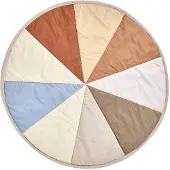 OYOY Moni Quilted lastenmatto Ø100 cm Multi