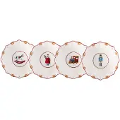 Villeroy & Boch Toy's Delight kulho 4 osaa. Valkoinen-punainen