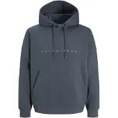 Jack & Jones Collegepaita 'JJEStar' grafiitti / valkoinen