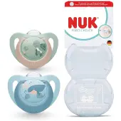 Nuk 10177244, Perinteinen vauvantutti, Hampaita hoitava, Silikoni