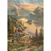 Schmidt Thomas Kinkade: Lakeside Splendor 500p palapeli