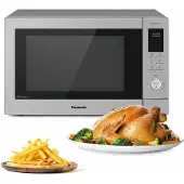 Panasonic NN-CD88QSEPG 4-in-1 -yhdistelmä-mikroaaltouuni Airfryer-toiminnolla, 1000 wattia, 34 litraa, ruostumaton teräs