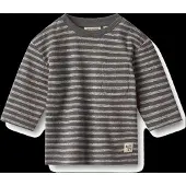 Wheat T-Shirt L/S Ross - Grey - 80
