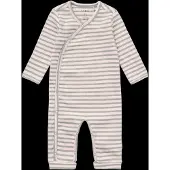 Noppies Playsuit Ls Stripe - Green - 56